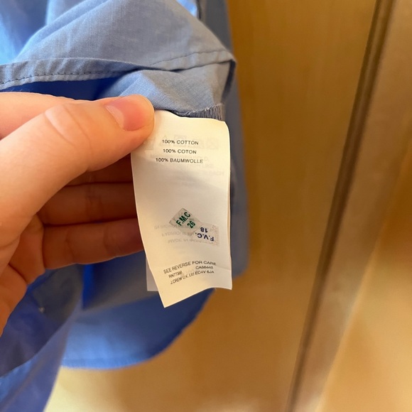 J.Crew Ruffled Button Down Poplin Shirt - Picture 7 of 7